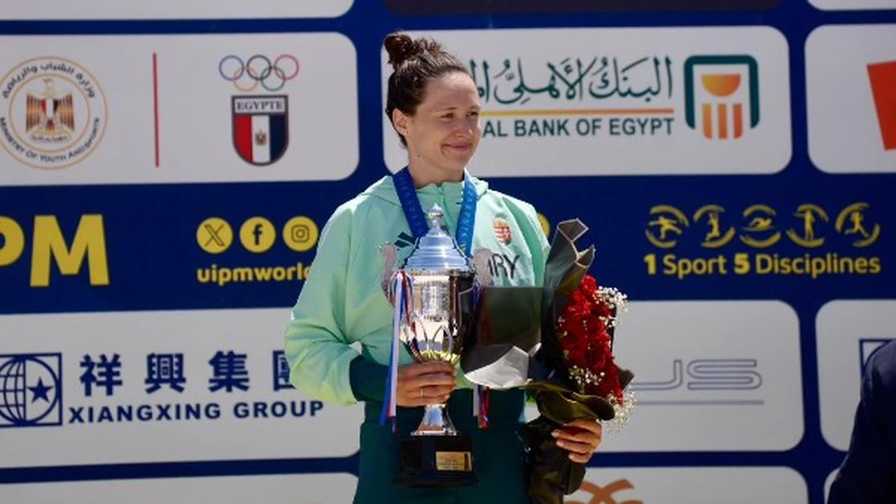 المجرية بلانكا جوزي تُتوج بكأس العالم للخماسي الحديث بالقاهرة